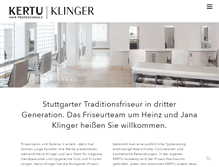 Tablet Screenshot of kertu-klinger.de